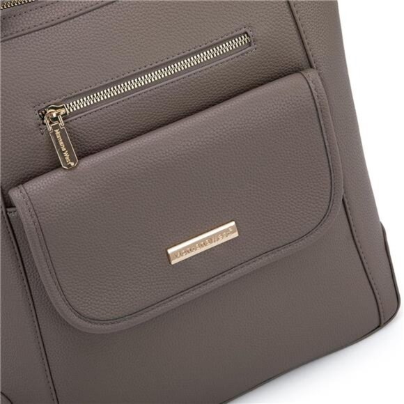 Womens Medium Backpack Convertible Taupe main image 6